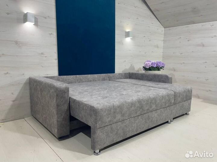 Диван евроугол раскладной удобный