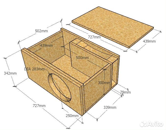 Профессиональный расчет короба для сабвуфера