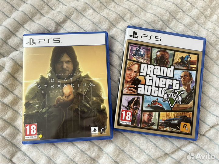 Игры на ps5 (Death Stranding и GTA 5)