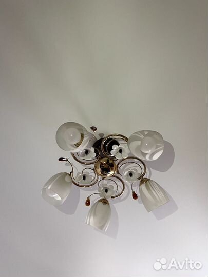 Люстра потолочная бу