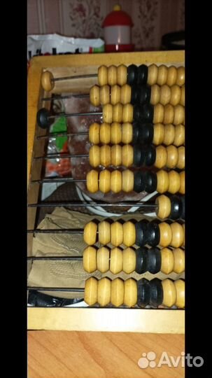 Счеты деревянные