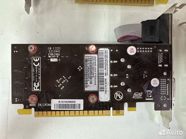 Видеокарта бу Palit GT610 2 gb
