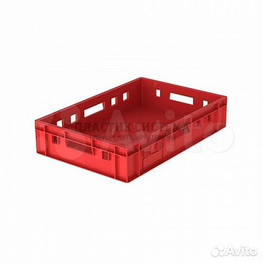 Ящик пластиковый Е1 600 x 400 x 120 мм