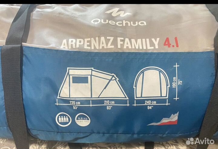 Палатка Quechua Arpenaz family 4.1