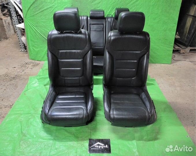 Салон черная кожа VW Touareg NF 10-18 / Таурег нф