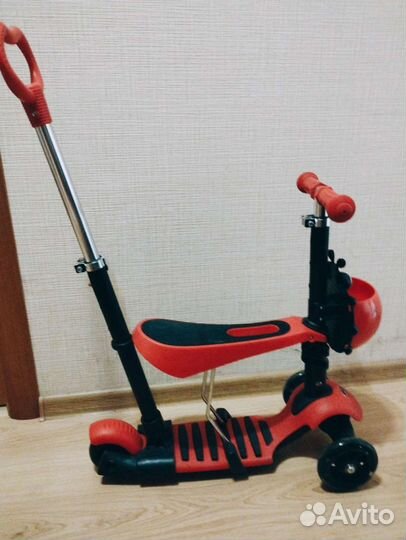 Самокат/беговел 2в1
