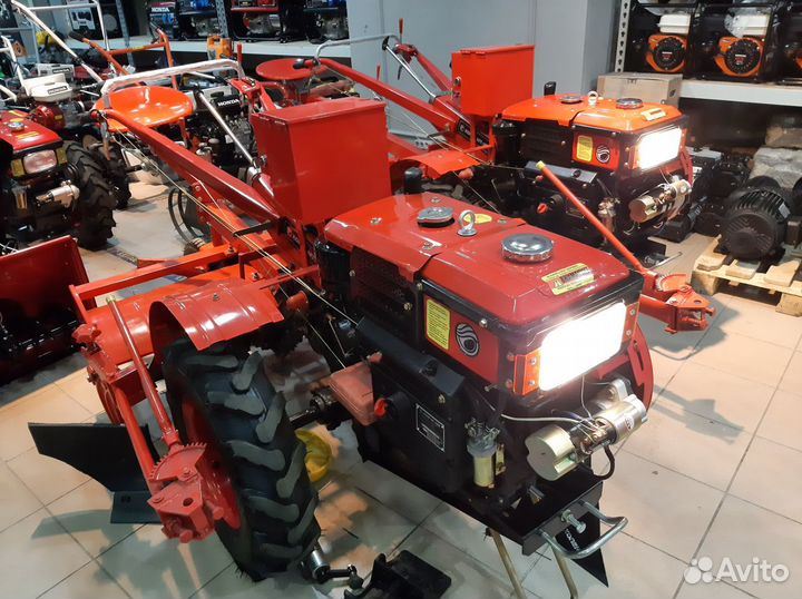 Мотоблок дизельный Хопер 15Е (15лс)