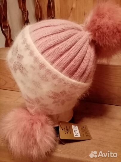 Шапка детская для девочки зимняя