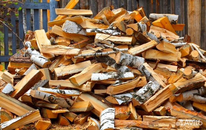 Дрова березовые колотые