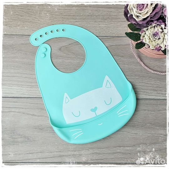 Силиконовые слюнявчики. Нагрудник силиконовый