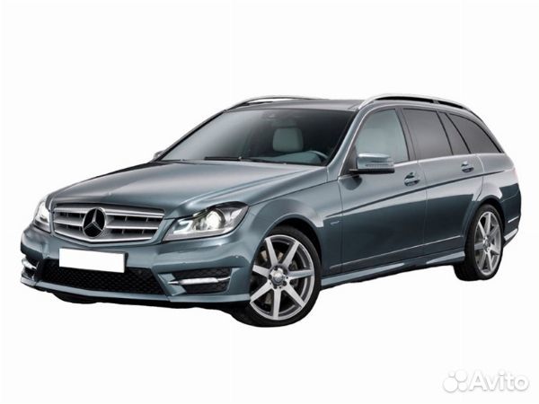 Стекло лобовое (Датчик дождя, Молдинг, 4D SED, 5D WGN) Mercedes-Benz C-Class 07-15