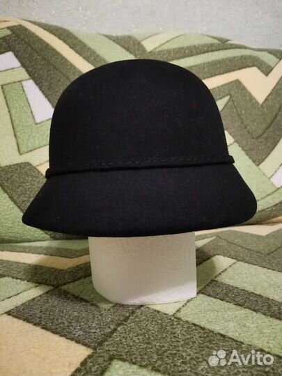 Новая шляпа фетровая женская черная
