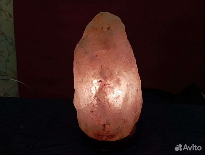 Настольная лампа из гималайской соли