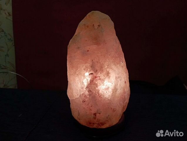 Настольная лампа из гималайской соли