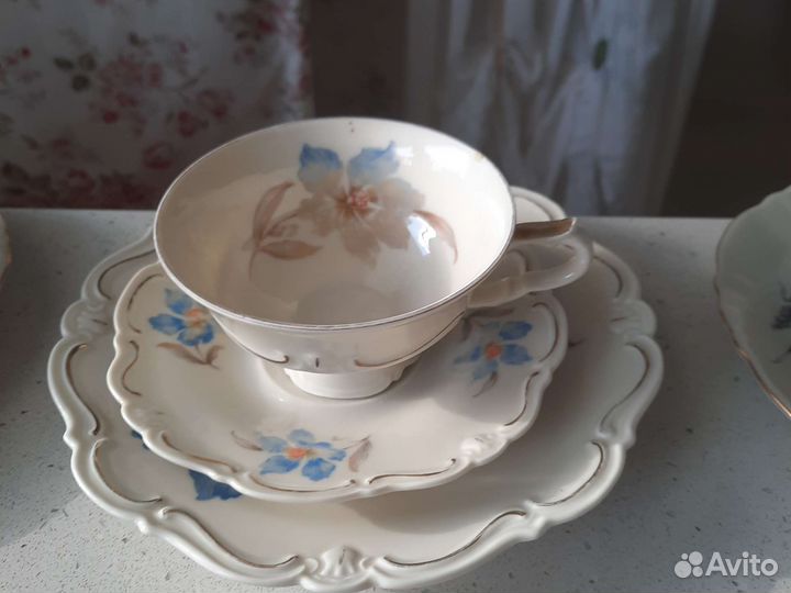 Тарелки,соусник,чайное трио,посуда Бавария,лфз