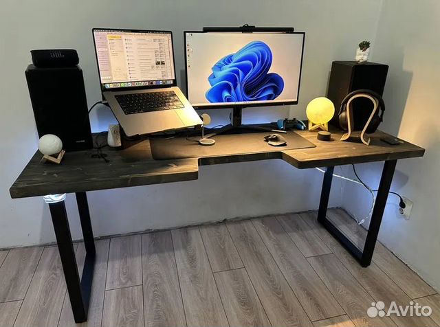 Стол компьютерный с вырезом лофт loft купить в Омске | Товары для дома ...