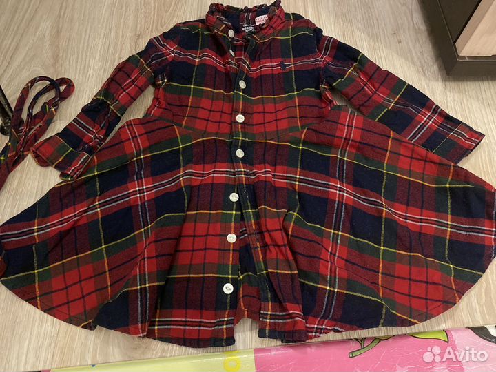 Платье на год для девочки- zara /Ralph Lauren/80р