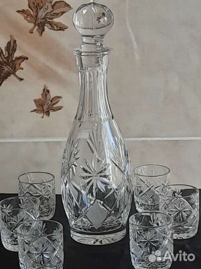 Набор хрустальный богемия