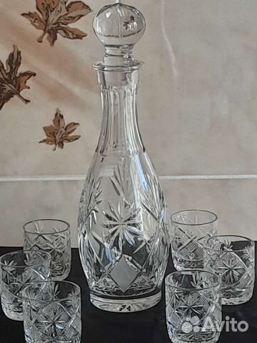 Набор хрустальный богемия