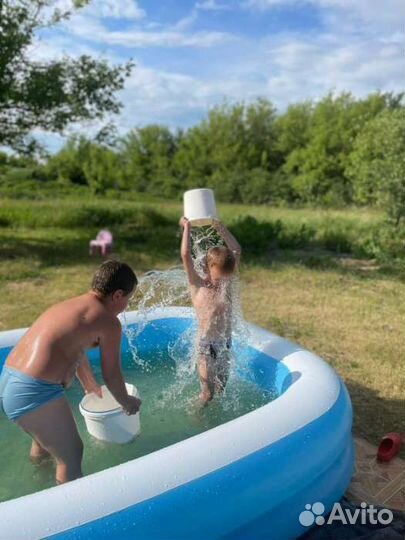 Бассейн надувной новый