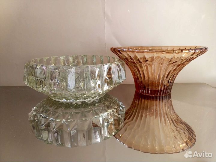 Ваза СССР конфетница пепельница винтаж ретро