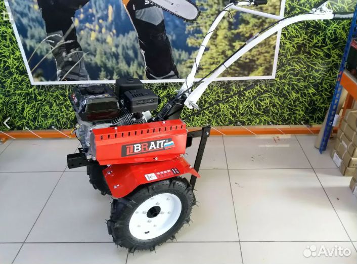 Мотоблок brait мкр402 4 вперед/2назад с понижающей