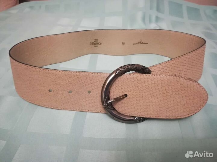 Кожанный женский ремень Elegance