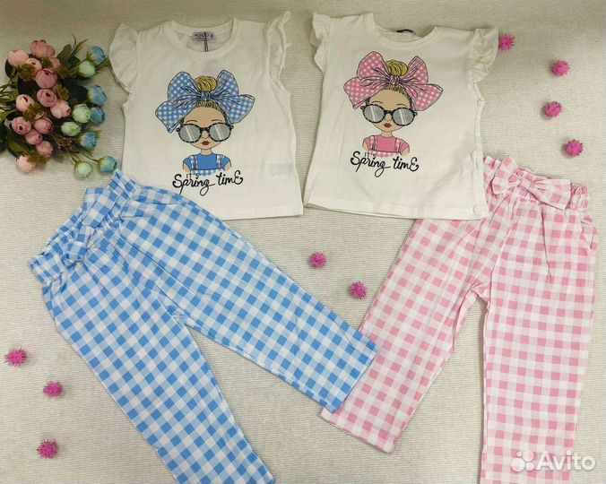 Футболка и штаны для девочки