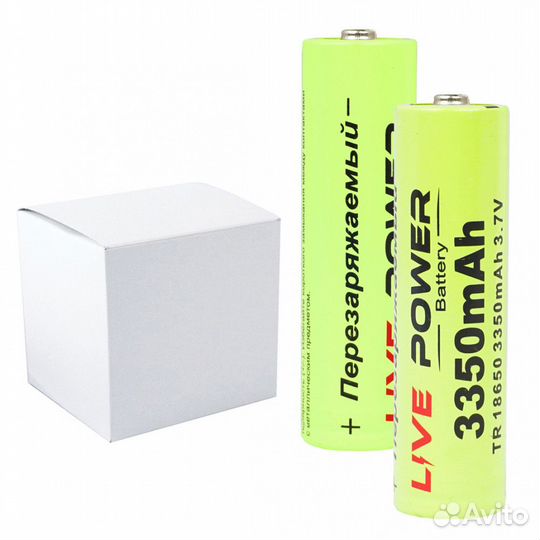Аккумулятор 3,7V 3350 мАч Li-ion (ICR18650) Live-P