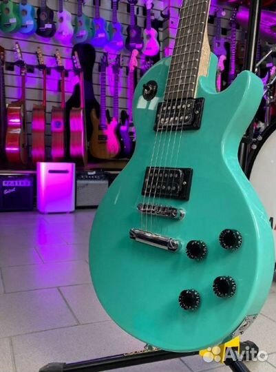 Электрогитара Les Paul (цвет морской волны)