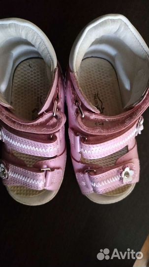 Сандалии антиварусные из натуральной кожи