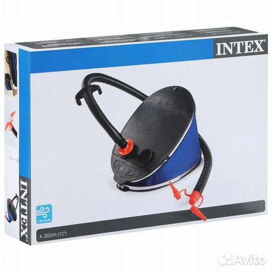 Насос ножной, 30 см, intex