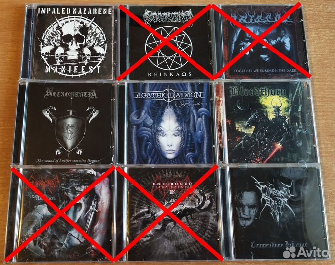 CD диски (True/Melodic Black/Pagan/Melodic Death)