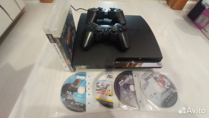 Sony PS3 slim прошитая(отправлю)