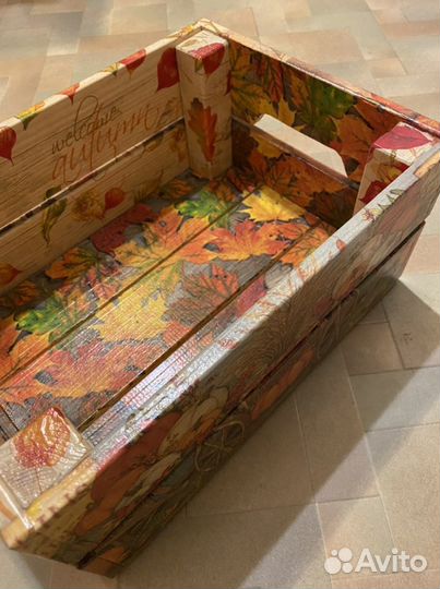 Ящик деревянный декупаж