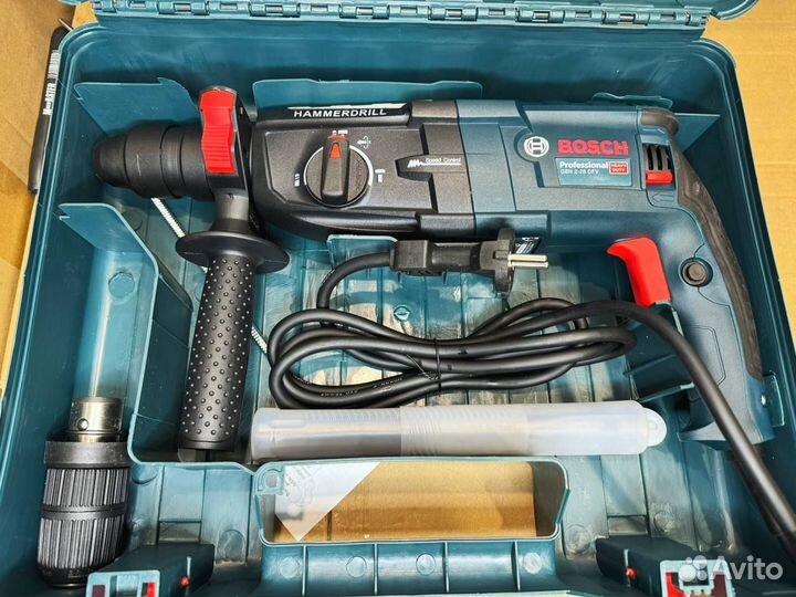 Перфоратор Bosch GBH 2-28 DFV +патрон +буры