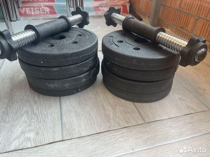 Гантели разборные