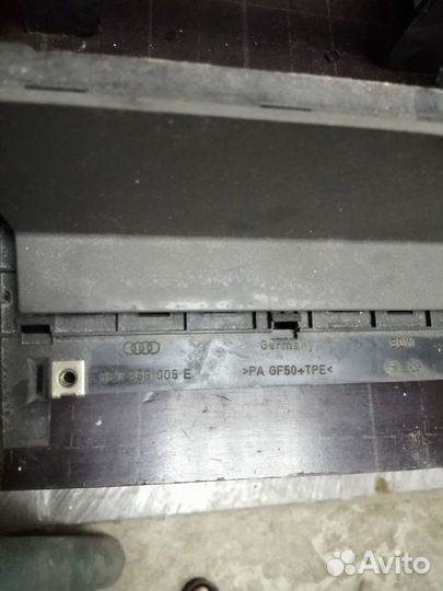 Консоль на ауди а4. 1 дин