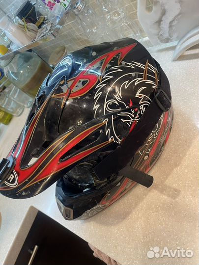 Кроссовый шлем yema с очками