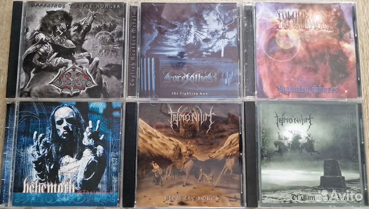 Компакт диски лицензия Metal, Black, Dark Electro