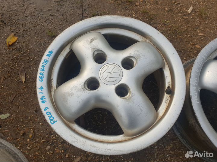 Литой диск vw polo 3 r13 5.5j 4x100 et43 6n0071492