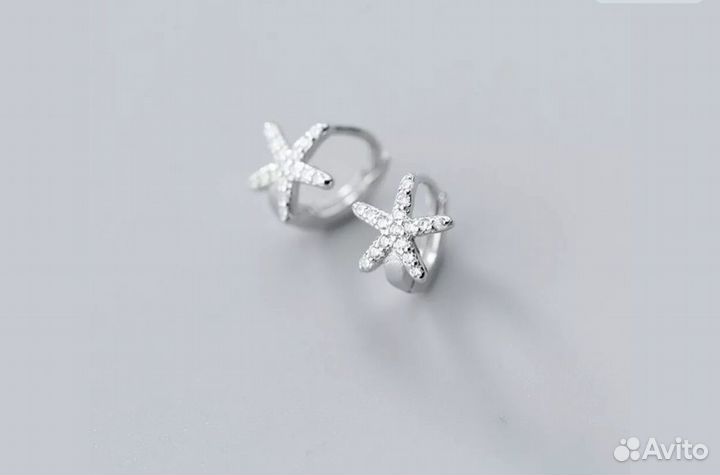 Серьги из серебра