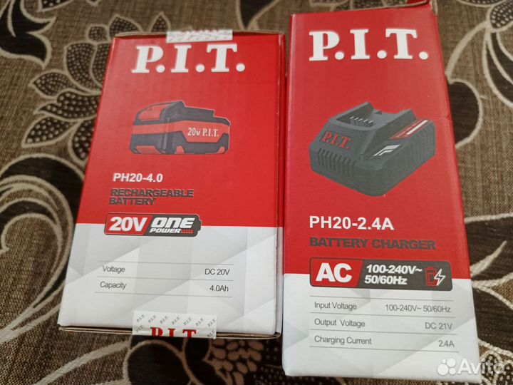 Аккумулятор PH20-4.0 + Зу PH20-2.4 A