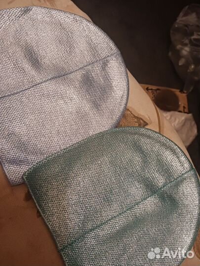 Шапочки тонкие серебряные