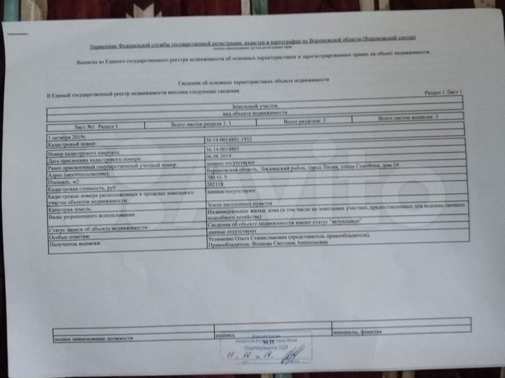 Участок 7 сот. (ИЖС)