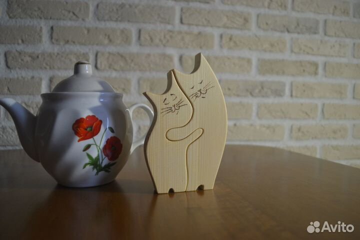 Коты из дерева