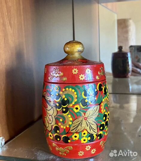 Баночка деревянная