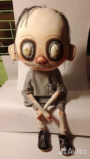 Подарок кукла зомби ручной работы