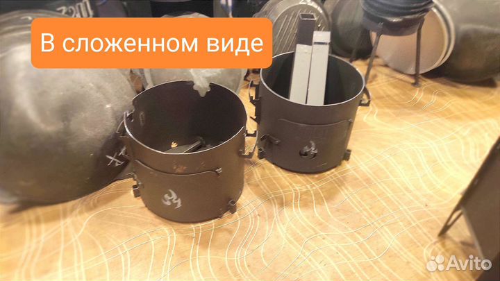 Казан с печью