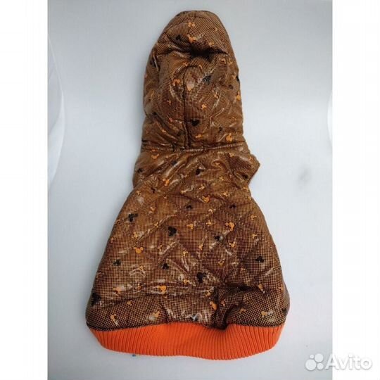 Осенне-зимняя куртка с капюшоном для питомца